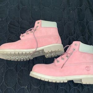 pink timberlands